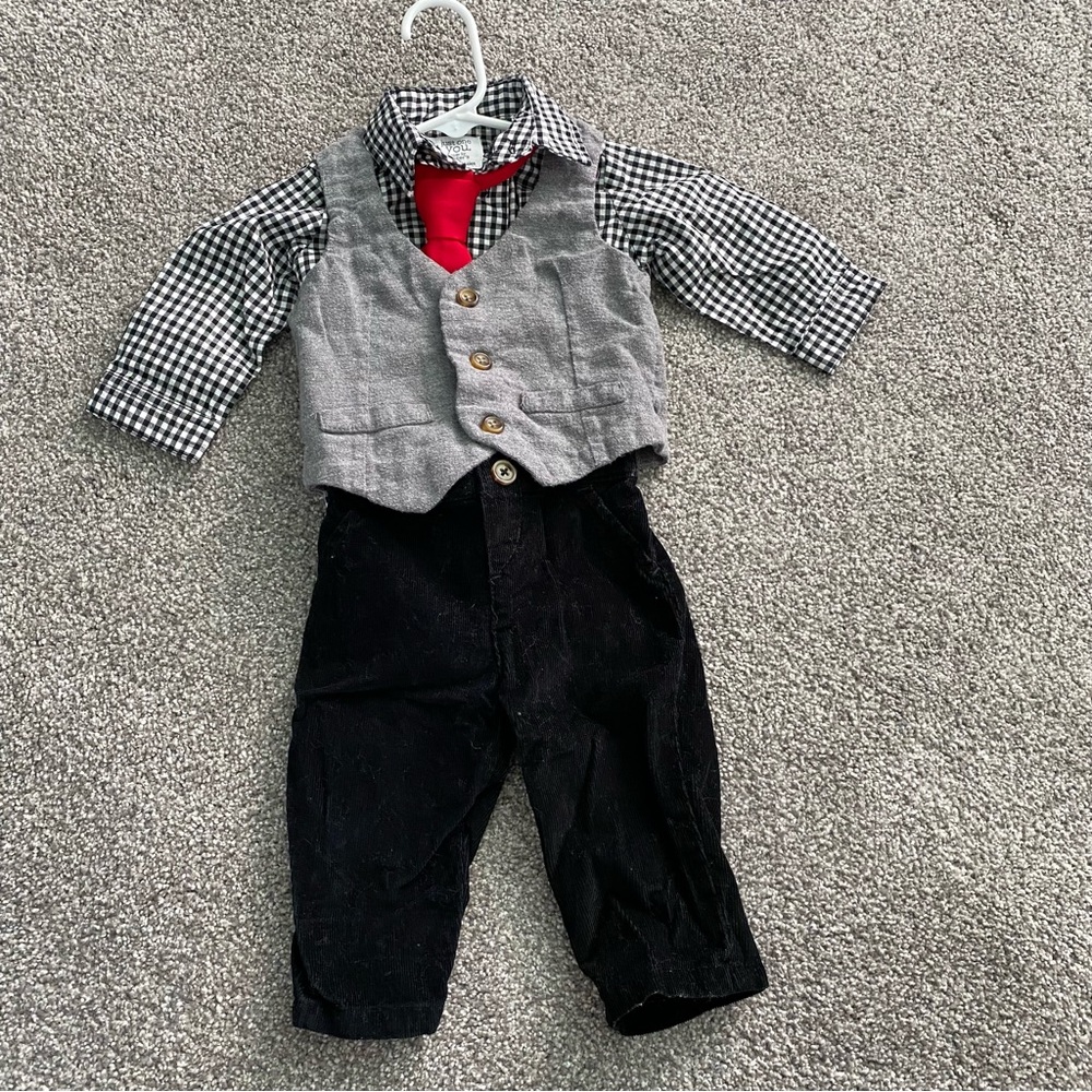 Baby Christmas Valentine Outfit 6 Months